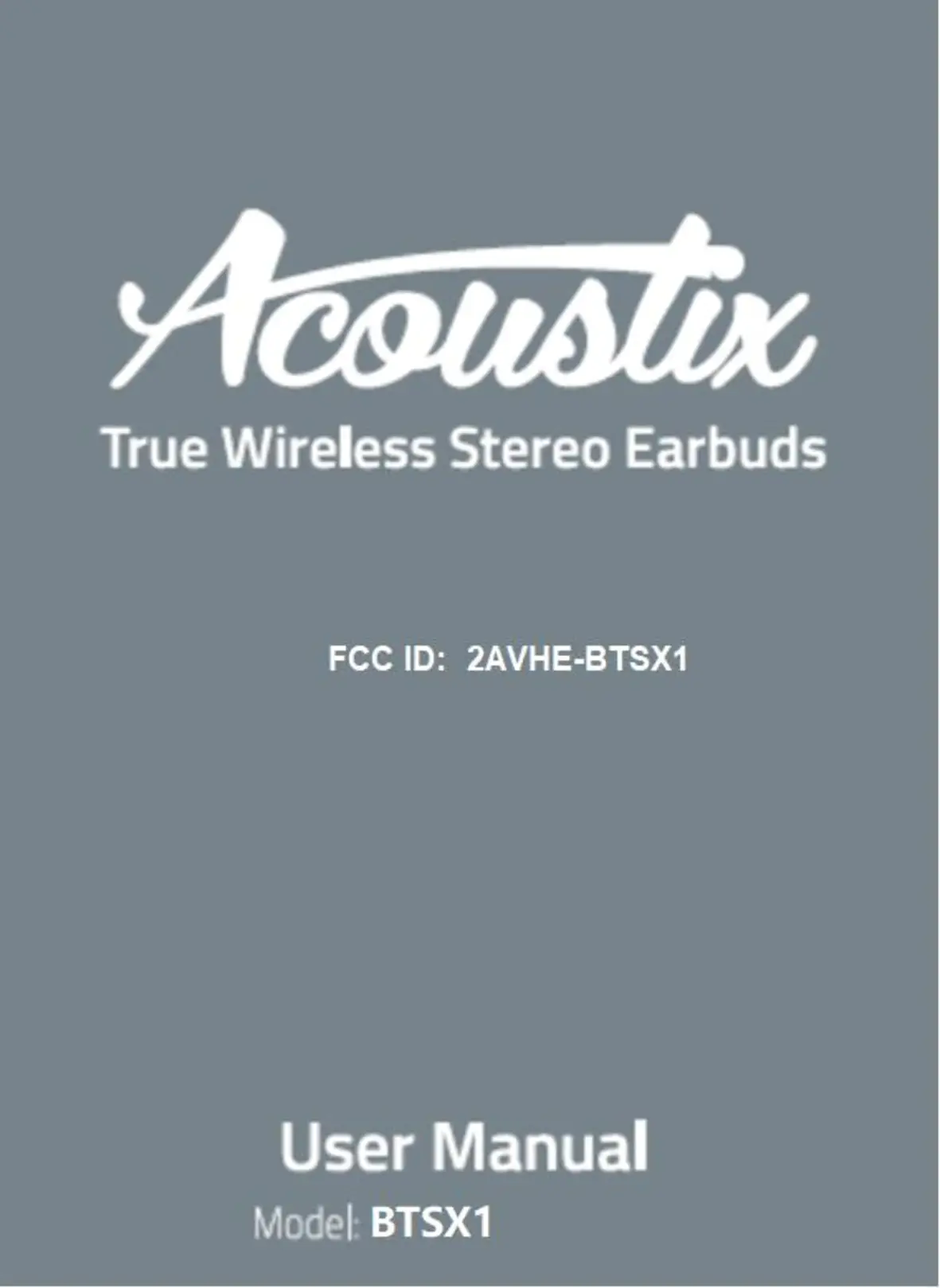 how to pair acoustix wireless earbuds